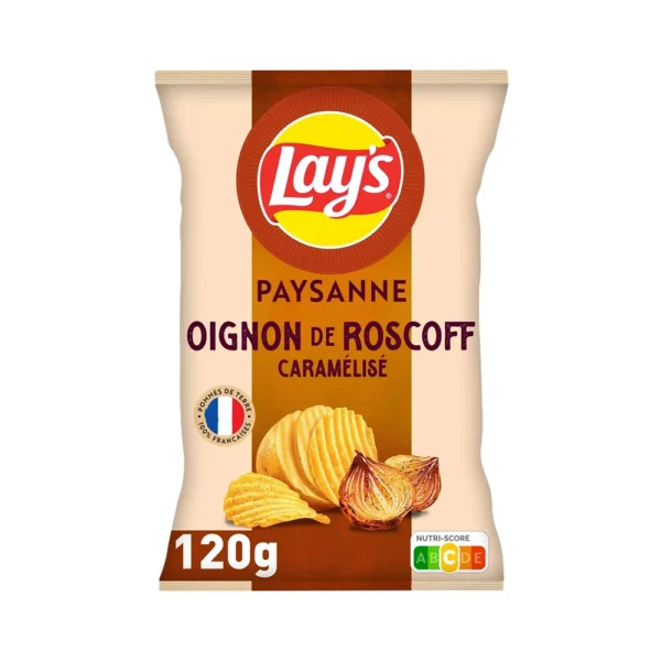 LAYS-CHIPS-OIGNON-DE-ROSCOFF-CARAMELISE-120G-X-24