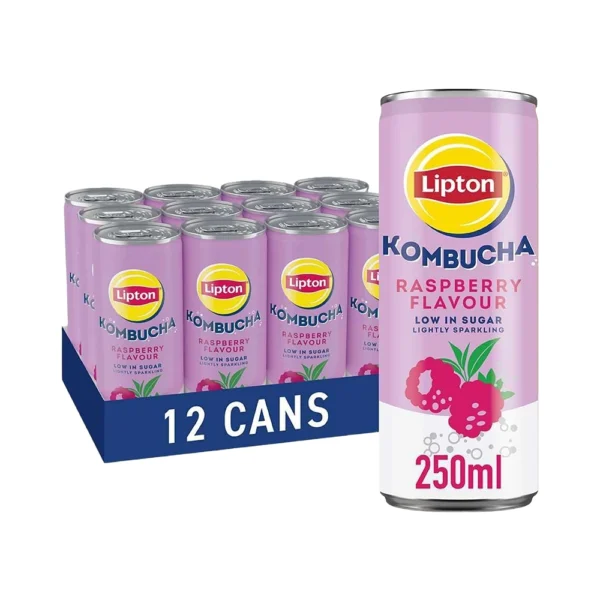 LIPTON-KOMBUCHA-RASPBERRY-12-X-250ML