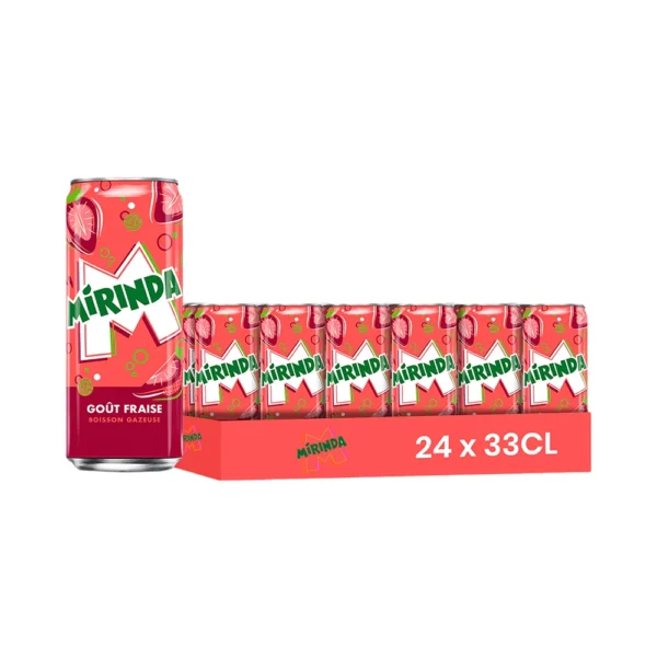 MIRINDA-FRAISE-SLIM-FR-33CL-X-24