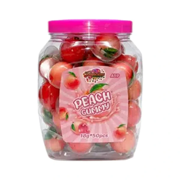 PEACH-GUMMY-18G-X-50-PCS
